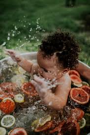 Don't add any liquid cleansers to the bath water. Payton Hartsell Houston Texas Portrait Photographer Recent Photoshoot I Did With A 7 Month Old Baby Girl A 7 Month Old Baby Bath Pictures Baby Photography