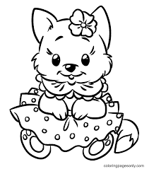 You may even spot an ariel lookalike in this bunch o. Three Orphan Kittens Coloring Pages Kitten Coloring Pages Coloring Pages For Kids And Adults