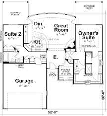 Plan 42211db Two Bedroom Ranch Home New House Plans House Plans One Story Craftsman Style House Plans
