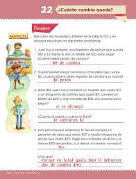 El contenido de me divierto y aprendo 6 fue elaborado apegado a los libros de sexto grado y programa vigente. Cuanto Cambio Queda Desafio 22 Desafios Matematicos Primer Grado Tareas Cicloescolar