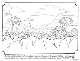 Free printable christian coloring pages for toddlers colorings. 12 Spies Bible Coloring Pages What S In The Bible Coloring Home