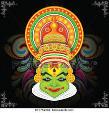 Kerala Mural Kathakali Google Search Kathakali Face Kerala Mural Painting Onam Greetings