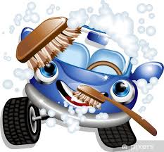 Wall Mural Auto Lavaggio Cartoon-Car Wash-Vector - PIXERS.US