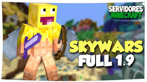 Los servidores de minecraft permiten a los usuarios jugar en línea con otra gente. El Mejor Servidor De Minecraft Full 1 9 No Premium Skywars Tnt Run Lucky Island Etc Youtube