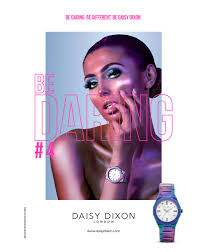 Daisy Dixon "Kendall" Rose Gold Black Dial Ladies Watch