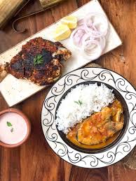 Serve hot with steamed rice. Weekend Dinner Idea Malvani Fish Curry Konkani Style Pomfret Fry Sol Kadhi By Archana S Kitchen