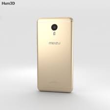 Meizu M3 Note Gold 3D model ...