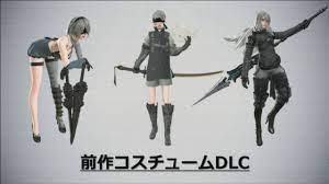 NieR: Automata original NieR costumes and Colosseum DLC set announced -  Gematsu