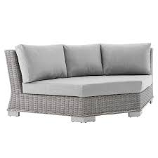 All wicker patio furniture chairs dining tables occasional tables chaise lounges sofas and loveseats deep seating furniture. Shop Now For The Modway Conway Sunbrella Wicker Rattan Round Corner Patio Chair In Gray Accuweather Shop