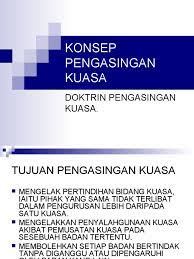 Mahkamah majistret kelaa i dan kelas ii. Konsep Pengasingan Kuasa