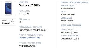 Samsung Galaxy J7 2016 Is First In Its Family To Get Oreo Gsmarena Com News