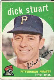 1958 DICK STUART Homer-Hitter Stuart Comes Up Swinging in Bow With Buccos
