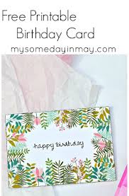 Printable Foldable Happy Birthday Card Printable Free Birthday Card Birthday Cards To Print Happy Birthday Cards Printable Free Printable Birthday Cards