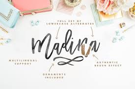 Subscribe to envato elements for unlimited fonts downloads for a single monthly fee. Free Download Madina Script Extras Is A Popular Font A Fabulously Fun Yet Elegant Script Font With Tons Of Energy Elegant Script Fonts Madina Script Fonts
