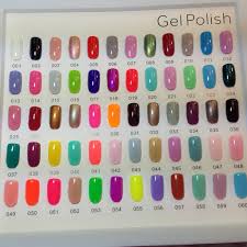 the gel polish color chart story book