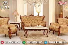 Deretan harga sofa murah terbaru. Harga Sofa Tamu Jepara Terbaru Natural Jati Luxury Carving Bt 1008