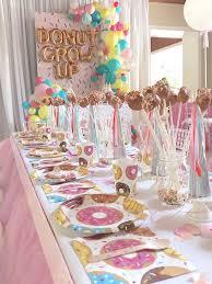 Donut Grow Up 1st Birthday Party Kara S Party Ideas Donut Birthday Parties Donut Themed Birthday Party Birthday Donuts