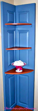 These old wooden cabinets and hardware made the room appear dark and dated. Old Door Turned Into A Cabinet Clever Housewife
