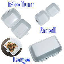 Food and dairy containers, produce baskets, fast food containers, closures and vending cups and lids comprise the biggest commercial market of polystyrene. 25x Medium Polystyrene Foam Food Containers Takeaway Box Hinged Lid Bbq Business Office Industrial Supplies Restaurant Catering Food Storage Equipment Pavanelloprojetos Com Br