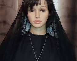 2-pack Rect. Lace Mantilla