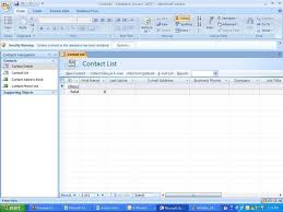 Step By Step Guide To Creating A Microsoft Access 2007 Database Access Database Microsoft Database