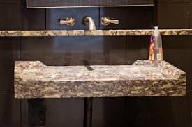 custom cambria trough sink