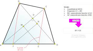 Geometry Problem 995 Quadrilateral Perpendicular Diagonals Perpendicular Bisector Parallel Level School Coll Basic Math Geometry Problems Quadrilaterals