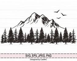 Free Free Mountain Tree Svg 372 SVG PNG EPS DXF File