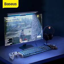 This desk is the best of all the desks.: Baseus Stufenlose Dimmen Auge Pflege Led Schreibtisch Lampe Fur Computer Pc Monitor Bildschirm Hangen Licht Pro Led Lesen Usb Powered Lampe Desk Lamps Aliexpress