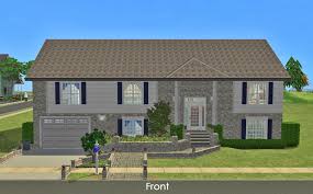 In a split level or split foyer floor plan, the front door opens to a landing or a floor containing the living room, dining room, and kitchen. Mod The Sims Split Level Living Traditional Design With 4 Bedrooms And 4 Baths