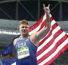 Pending ratification, he is the world record holder in the shot put, both indoor. Cameo Ryan Crouser