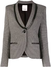 Black And White Houndstooth Blazer Houndstooth Blazer Blazer Houndstooth Black Blazers