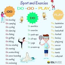 Todos ellos están presentados en orden alfabético y con su respectiva traducción al español. Clever English On Instagram Do X Go X Play Dicadeingles Inglesviaskype Deportes En Ingles Aprender Ingles Vocabulario En Ingles