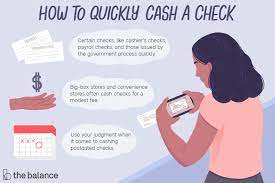 Find a store near you to see if check cashing is available. How To Cash A Check As Quickly As Possible