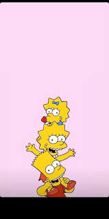 The Simpson, baby, bart, lisa, pink, simpson, simpsons, the, the simpsons,  HD phone wallpaper | Peakpx