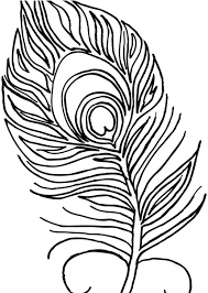 Speaking about the beautiful things, the feather is one of those things. Feather Peacock Feather Colouring Pages Clipart Full Size Clipart 3713260 Pinclipart