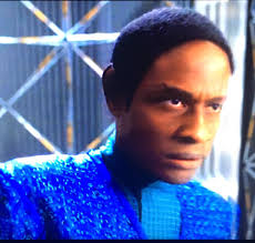 Tuvok's "pon farr" scene in "Body and Soul" is unsettling