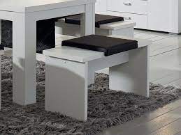 Esstische mit schlichten und geraden füßen oder säulenfuß, gewähren maximale beinfreiheit. Sitzbank Weiss Matt Esstischbank 90 Cm Greiff