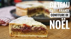 Gateau Sable Amande Confiture De Noel Ma Recette Facile Gateau Sable Sables De Noel Gateau Amande