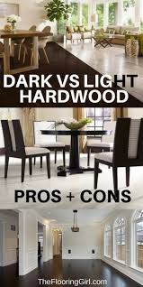 Dark Floors Vs Light Floors Pros And Cons The Flooring Girl Diy Home Decor Hardwood Floor Colors Light Hardwood