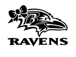 Baltimore Ravens Logo Black And White Baltimore Ravens Bow Decal Nfl Vinyl Car Decal 100 Weather Proof 6 Life Customdecal Baltimoreravens Car Decals Vinyl Vinyl Decals Black And White Logos