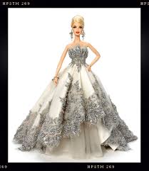 Silver Splendor Barbie Ooak Doll Auctioned Off For Charity At The 2014 Grant A Wish Convention Barbie Gowns Barbie Dress Barbie Dolls