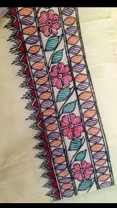 Saree Border Saree Painting Madhubani Painting Madhubani Art