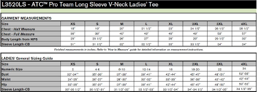 Atc Pro Team Long Sleeve Ladies V Neck Tee