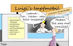 Der impfstoff sputnik v aus russland könnte einen entscheidenden vorteil haben. Impfmobil Von Fish Politik Cartoon Toonpool
