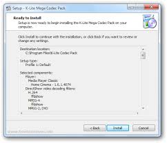 For the file that you want to download. How To Install K Lite Codec Pack