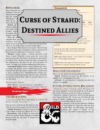 I've had lots of ideas, some good, other a bit less. Curse Of Strahd The Wedding At Ravenloft Dungeon Masters Guild Dungeon Masters Guild