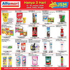 Hot promo alfamart minggu ini. Alfamart Promo Katalog Jsm Periode 11 13 Januari 2019 Promosi247 Promosi Katalog Dan Diskon Tokopedia Superindo Indomaret Giant Ovo Gopay Dll