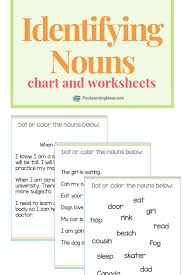 quick and easy prep free identifying nouns worksheets for kids