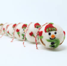 Take advantage of the kinds of wire patterns and construction of lights. Felt Wool Christmas Tree Ornaments Felt Wool Christmas Balls Set Of 6 Eco Friendly 100 Wool Fair Trade Certified